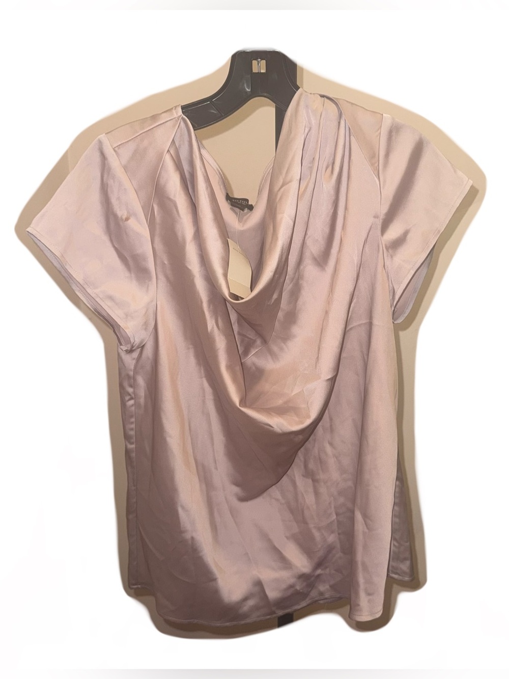 Ann Taylor Silk Cowl Neck Blouse